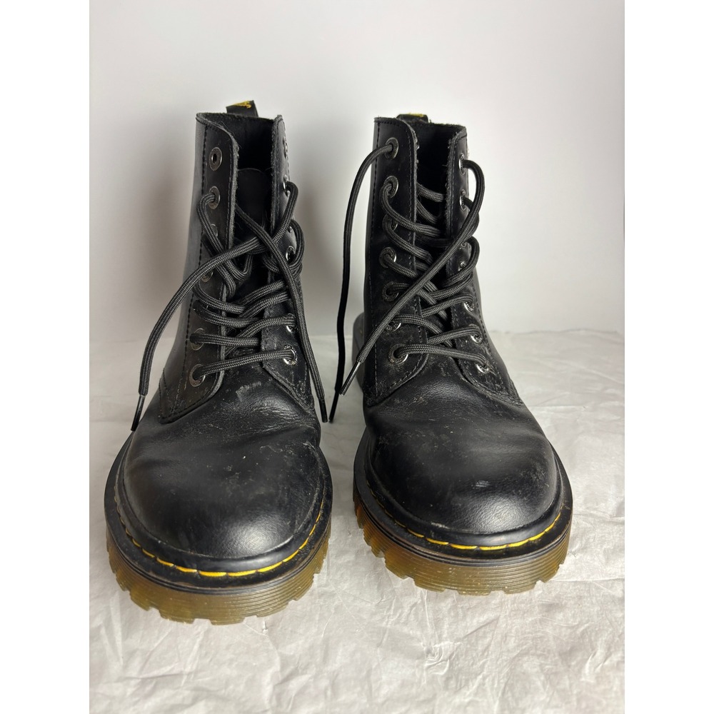 Dr. Martens Black Combat Boots Luana 8